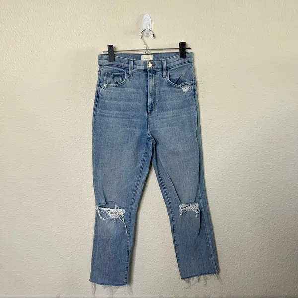 Favorite Daughter The Valentina Super‎ High Rise Cigarette Ankle Jeans Malibu 27 - Image 4