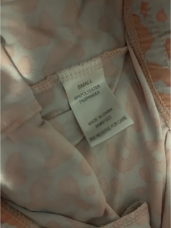 light pink print pajama pants - Image 2