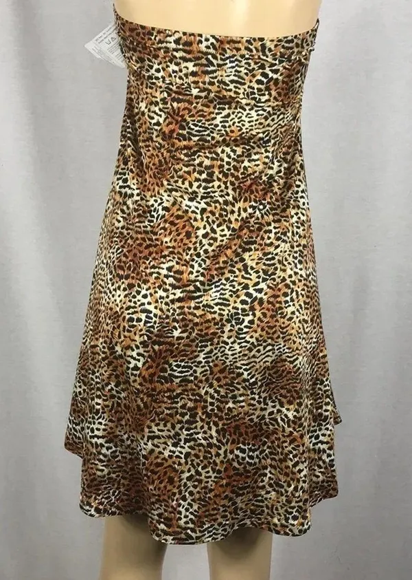 Dare Wear Size XL Strapless Animal Print Dress. New Without Tags - Image 4