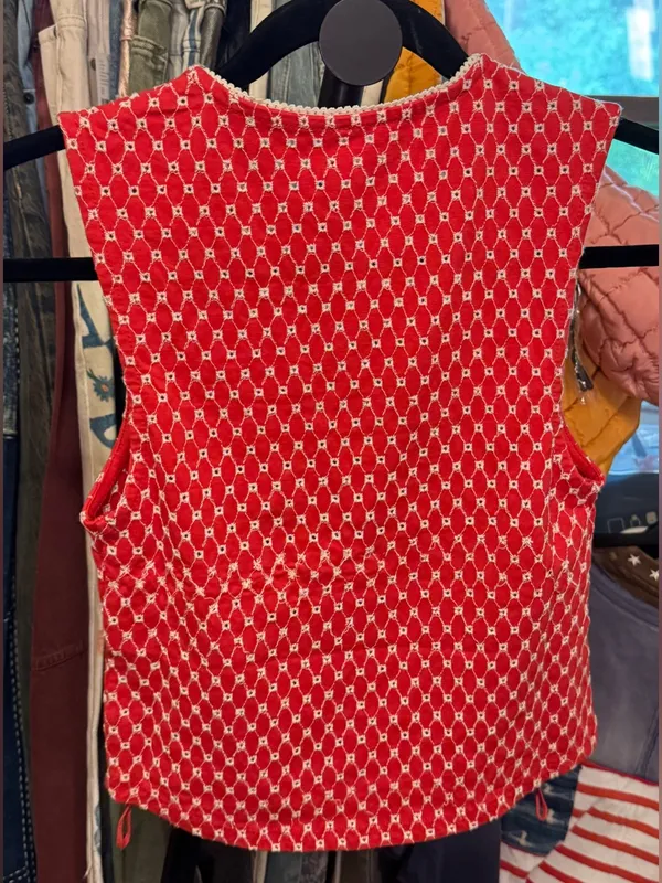 NWOT Free People Good Graces Top - red combo - XS - Image 10