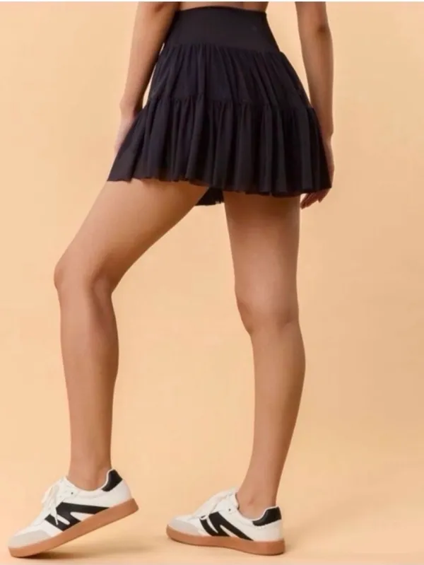 NWT! Blogilates Viral Taylor Swift Popflex Ballerina Skirt Skort Black Large NEW - Image 2