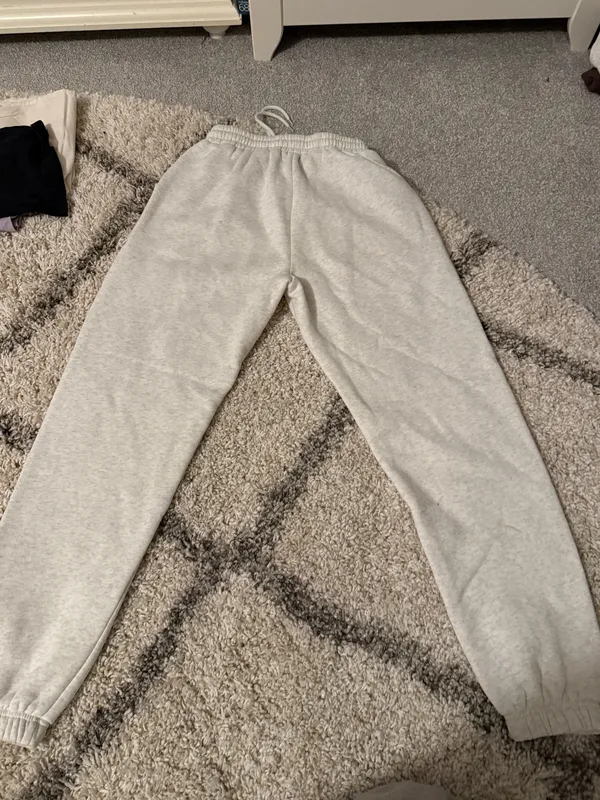 White Fox Boutique navy and white grey sweats - Image 2