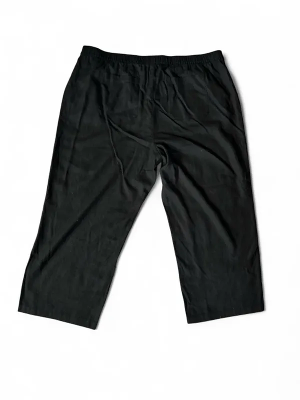 Old Navy black wide leg pants with elastic waistband - Image 5