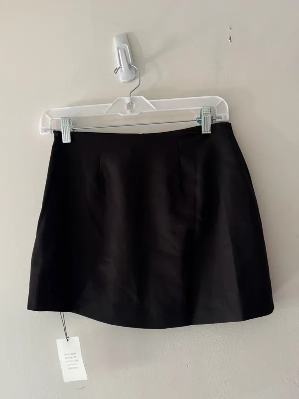 More To Come NEW Revolve Ember Mini Skirt Black Adorable Bow Detail - Image 7