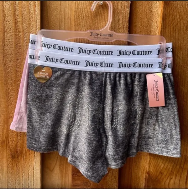 Juicy Couture 2PCK Velour Sleep Shorts - Image 2