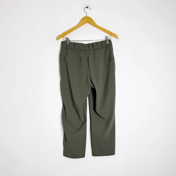 Lululemon On The Fly Pants – Women’s Size 6 – Dark Olive Green - Image 2