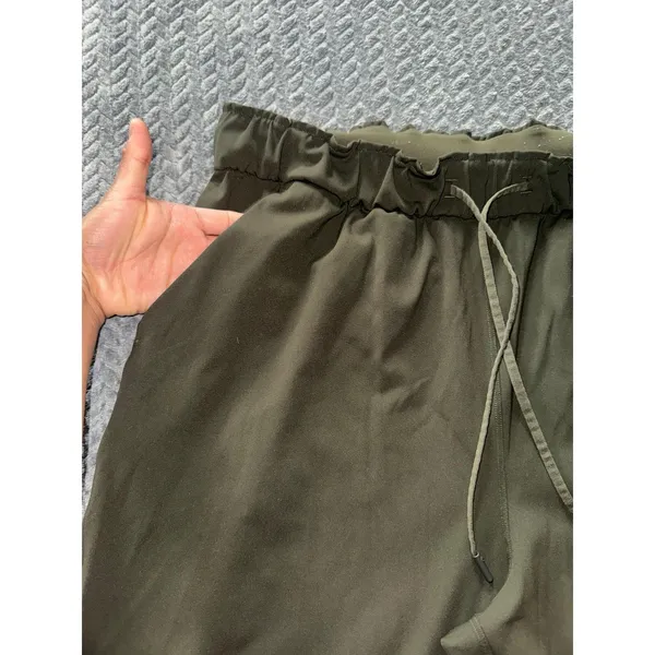 Lululemon Women's‎ Jogger Pants On The Fly Luxtreme Dark Olive Green Size 14 - Image 3