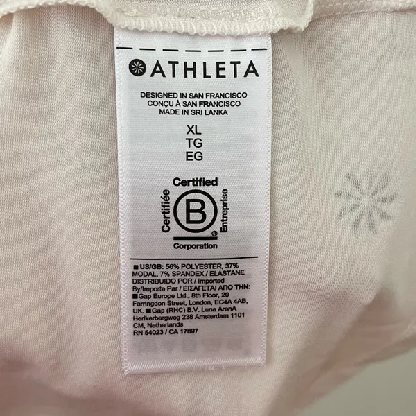 Athleta Air Out Cinch Tank in Magnolia White XL - Image 9
