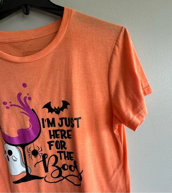 Halloween T-shirt Vibrant Orange Tee - Image 5