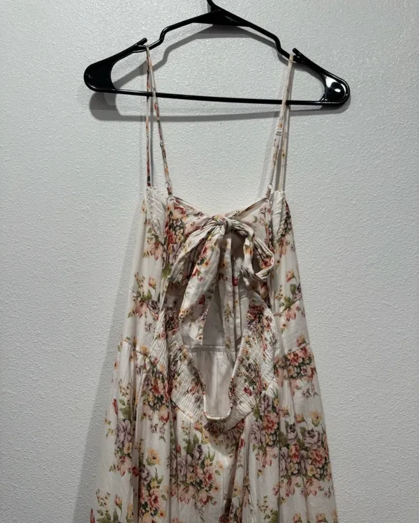 American Eagle Catie Corset Smocked Floral Midi Dress L NWOT - Image 8