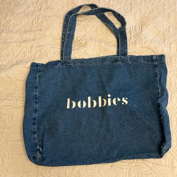 Bobbies Blue Denim Tote Bag - Image 3