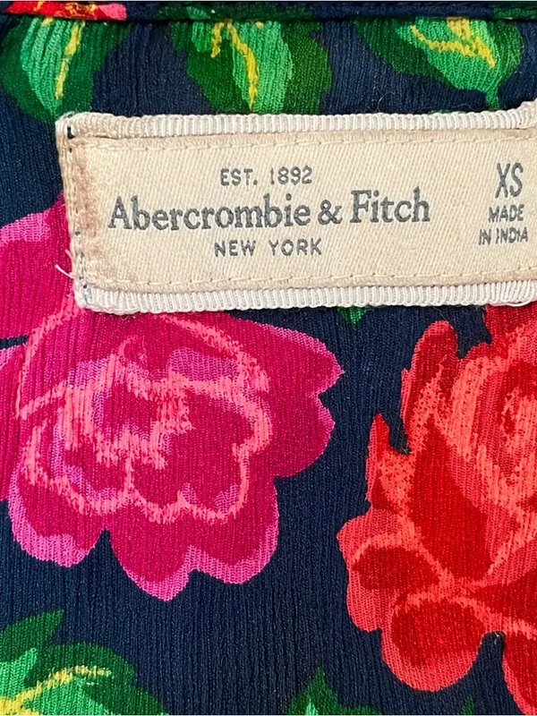Abercrombie & Fitch XS Sheer Floral Beaded Tank Top whimsigoth beaded ethereal - Image 6