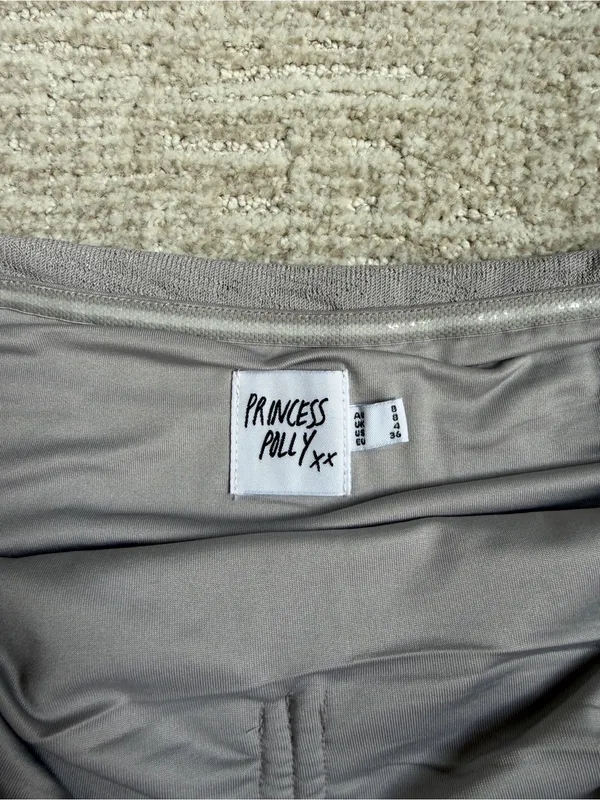 Princess Polly Grey Strapless Tube Top - Image 3