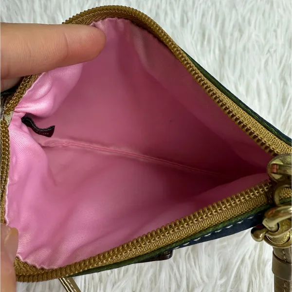 y2k COACH Legacy Multicolor Wristlet - Image 4