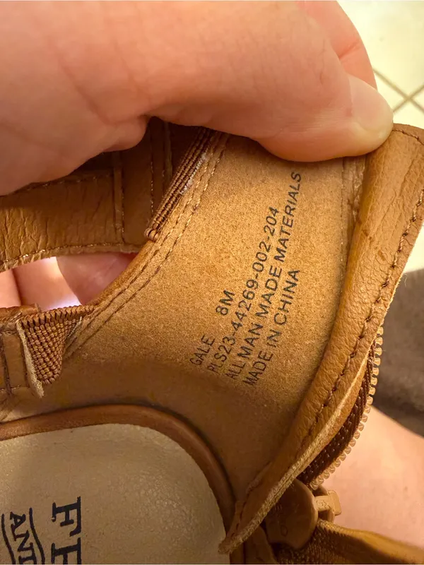 FRYE AND CO. | Gale Cognac Braided Strappy Block Heel Sandals - Image 6