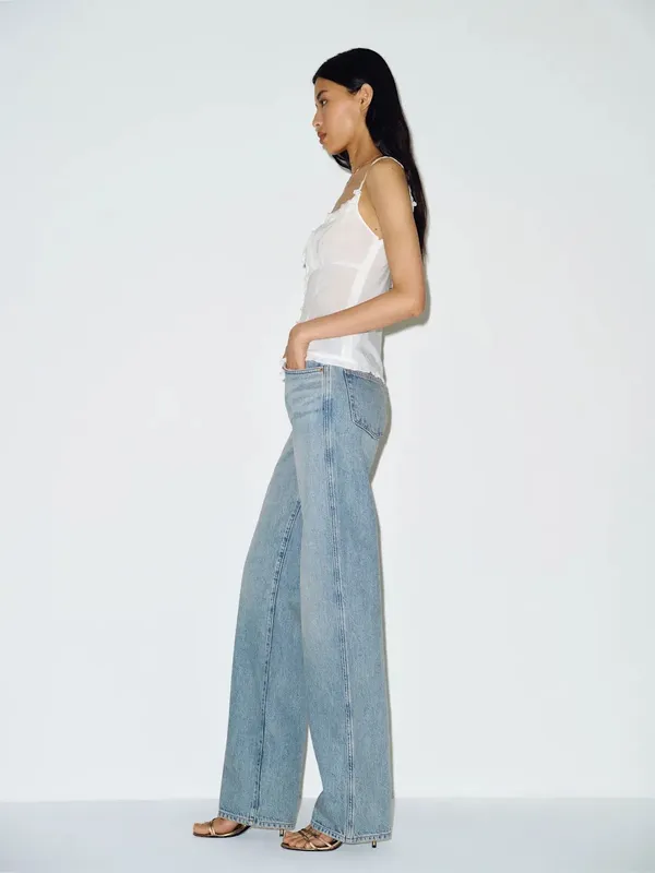 Reformation Val 90s Mid-Rise Straight Jeans - Image 3
