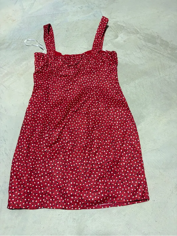 Princess Polly Red Print mini Sundress 2 - Image 4