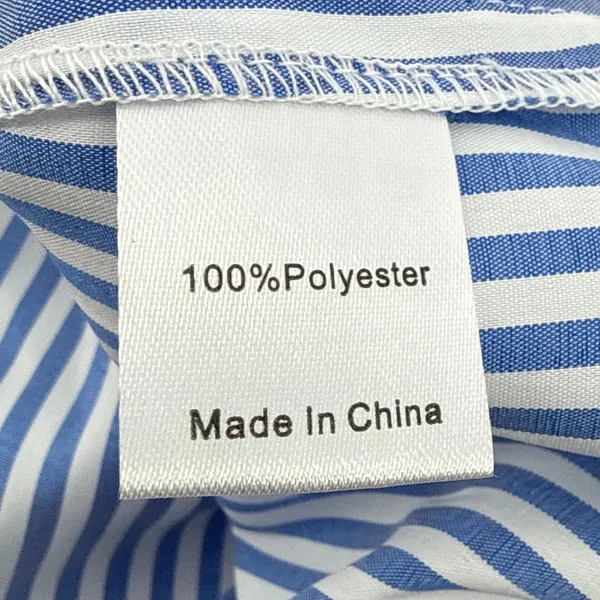Tuckernuck Royal Shirt Dress Blue White Stripe Popover‎ Mini Size Large NWT - Image 10