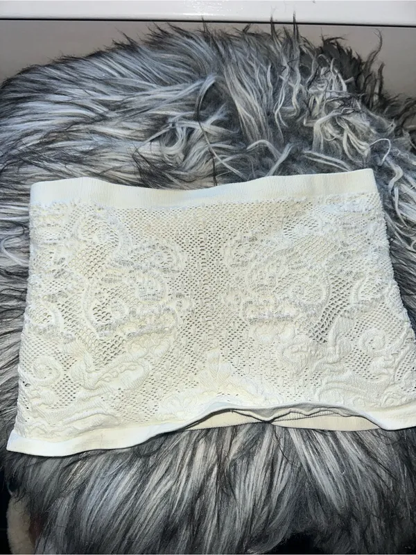 Free People Seamless Lace Bandeau-Ivory - Image 7