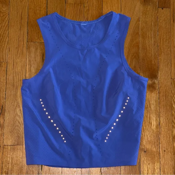Lululemon Swift‎ Ventilated Running Tank Top Purple XS - Image 3