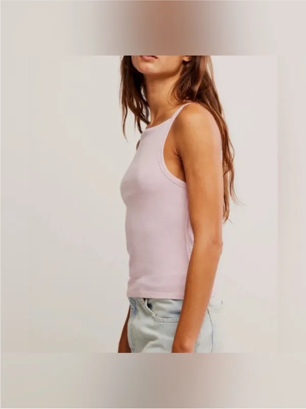 NWT Free People We The Free Mia Tank - pink a boo pink rose - XS, Medium - Image 7
