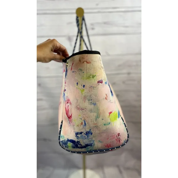 Parker & Hyde Jenn Watercolor Thatcher Tote Bag with Matching Pouch Neoprene - Image 6