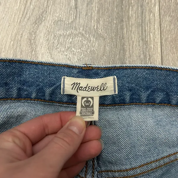 Madewell Women’s Relaxed Denim Shorts Size W27 - Image 6