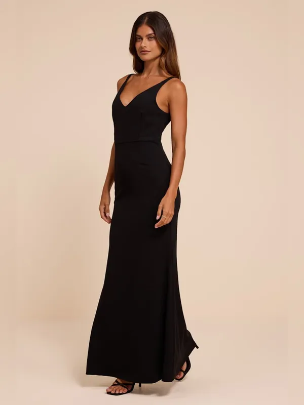 NWT $99 Lulus Melora Black Sleeveless Maxi Dress XS - Image 4
