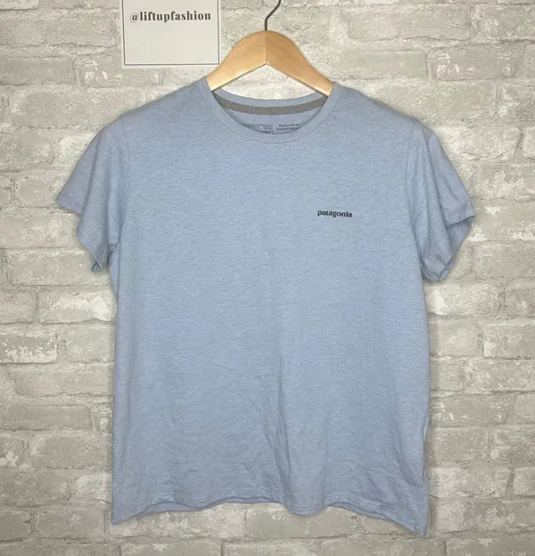 Women's P-6 Logo Responsibili Tee NWT Size XS (Steam Blue) #37567 - Image 2
