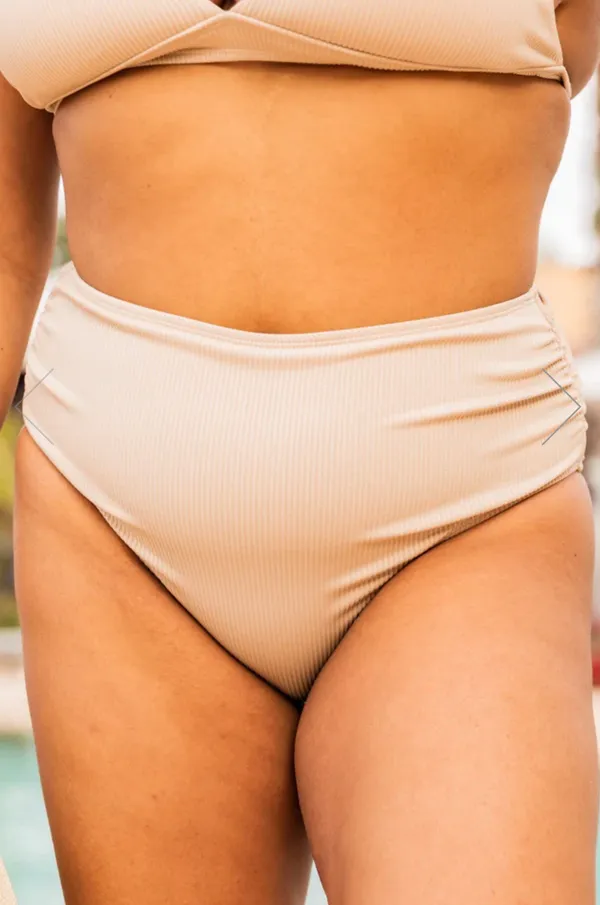 Pink Lily sandy wish taupe bikini - Image 2