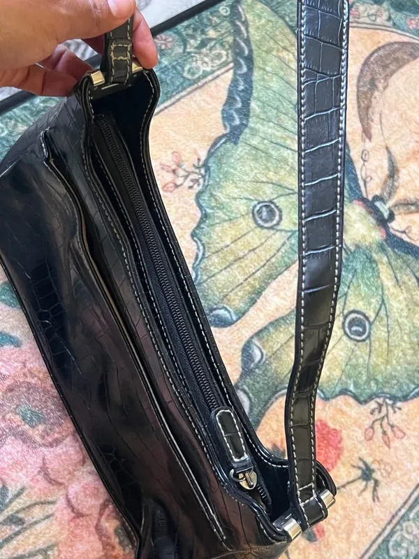 Y2k vintage Classic Black Shoulder Bag - Image 11