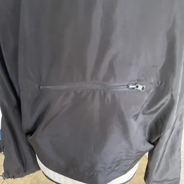 Zara Cropped Jacket Black Small Long Sleeve Fall Winter Windbreaker Gorpcore - Image 7