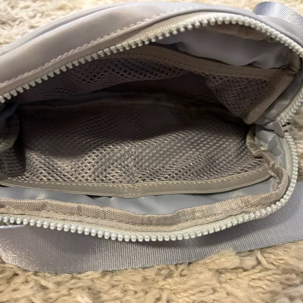 Stylish Gray/Blue Belt Bag Gray - Image 10