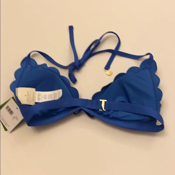 Kate Spade NWT  Scalloped Triangle Bikini Top - Image 5