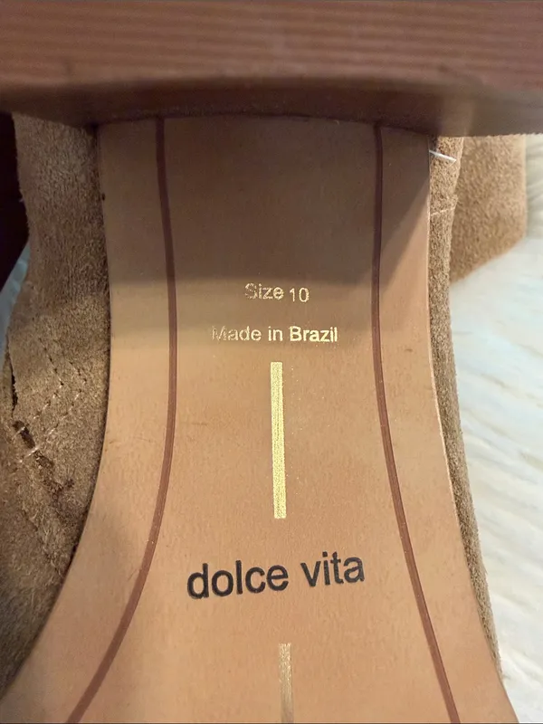 Dolce Vita Suede Knee-High Boots in Camel size 10 BNWOT - Image 5