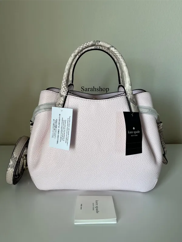Kate Spade Dumpling Pebble and Snake Embossed Small Satchel Bag - Image 3