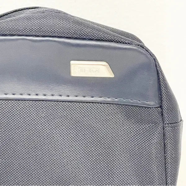 TUMI for Delta Black Nylon‎ Pouch Small Travel Toiletry Cosmetic Bag - Image 2