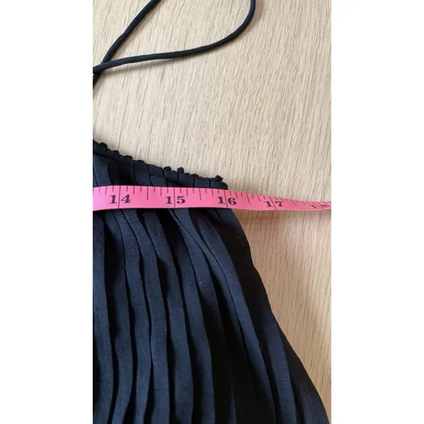 Zara Spaghetti Strap Pleated Mini Dress Size Small 3023 - Image 9