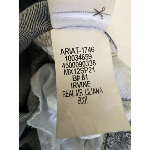 Ariat irvine Jeans Womens 22 Denim Mid Rise Boot Cut western plus Country NWT - Image 12