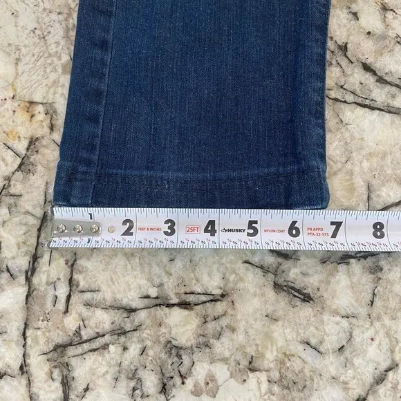 Spanx The Slim X Straight Jean‎ Dark Wash Size 28 - Image 9
