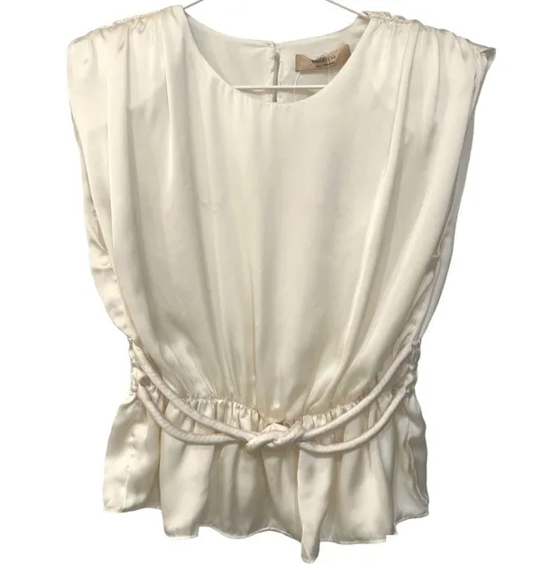 NWT Bailey 44 Giamina Top in Cream Satineffect - Image 6