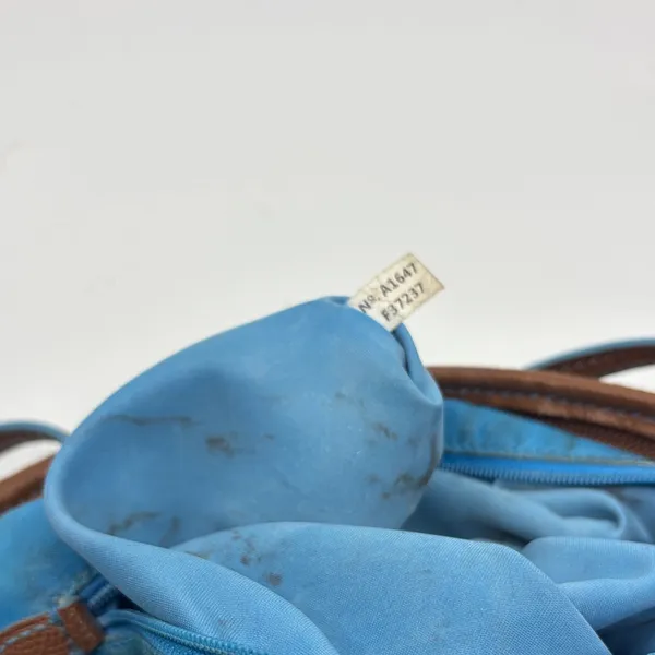 Coach Blue and Tan Tote Bag - Image 9