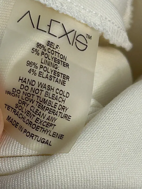 Alexis Arlington Cross Back Playsuit in Off White Large - Image 4