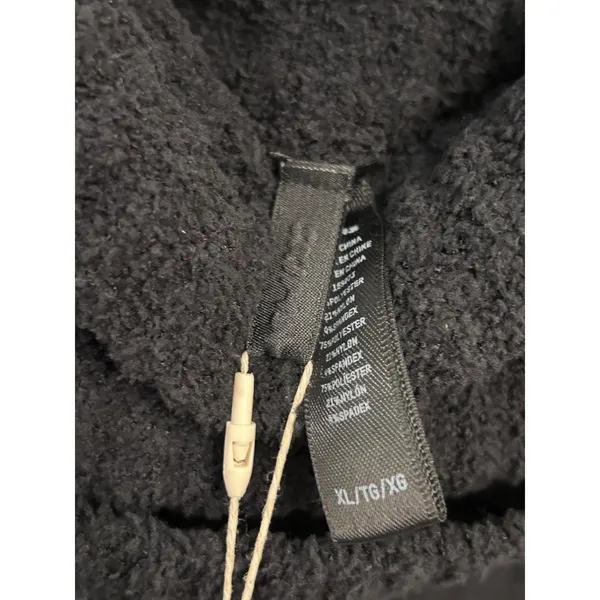 NWT SKIMS Cozy Knit Off the Shoulder Dress XL Onyx - Image 7