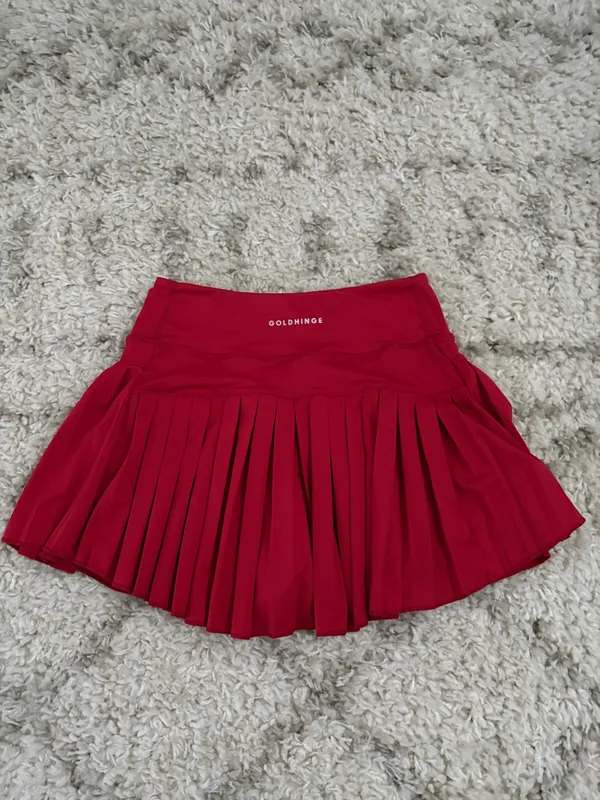 Gold Hinge Red Skirt - Image 2