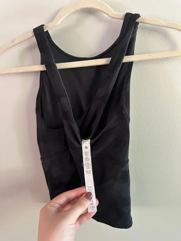 Lululemon Key To Balance Tank Camo Deep Coal Multi - Image 12
