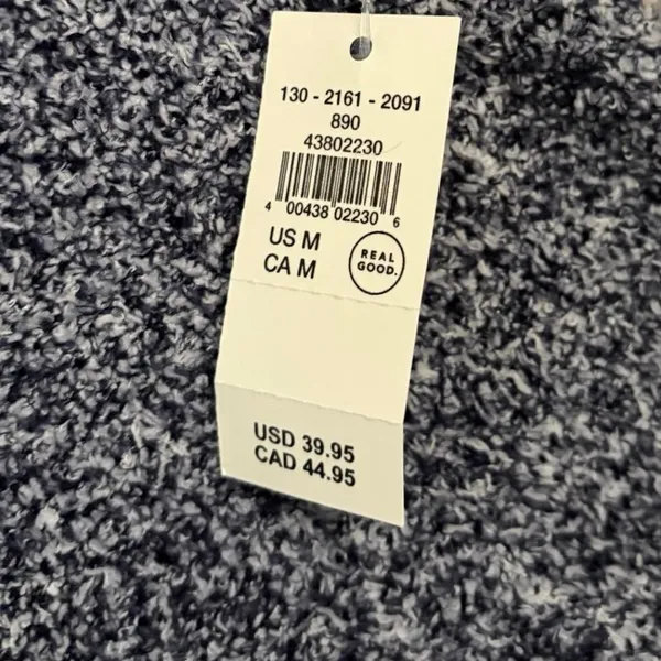 American Eagle OFFLINE By Aerie Boucle T-Shirt Royal Navy NWT Medium - Image 4