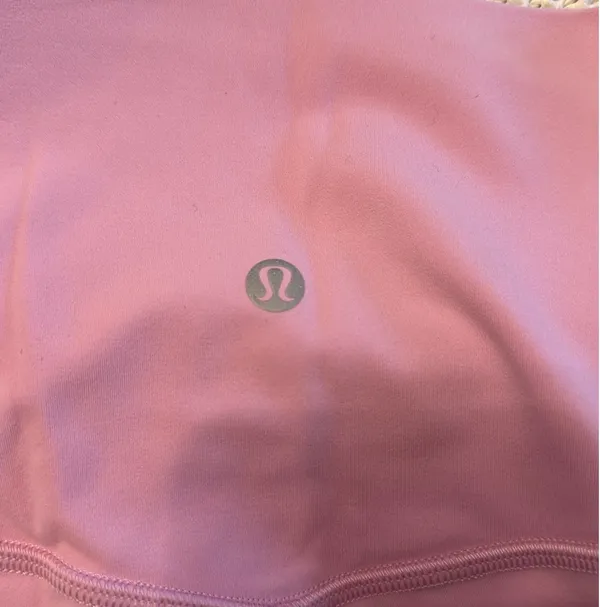 Pink Lululemon Biker Shorts - Image 4
