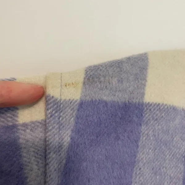 WILD FABLE Lilac Lavender Purple Cream Ivory Plaid Oversized Fit Shacket Jacket - Image 14