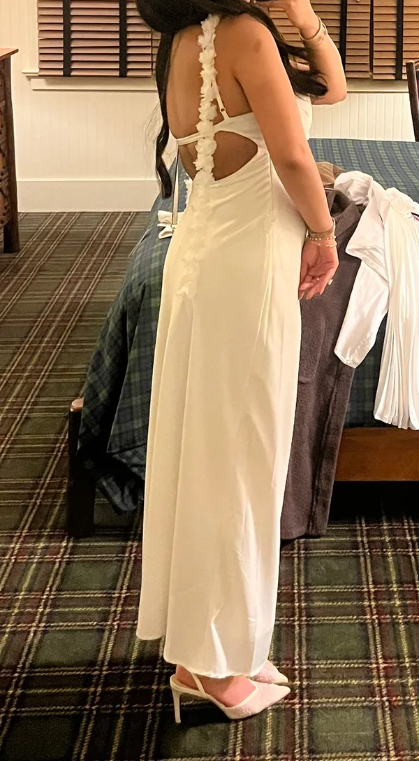 Dillard's Allison & Kelly White Dress - Image 2